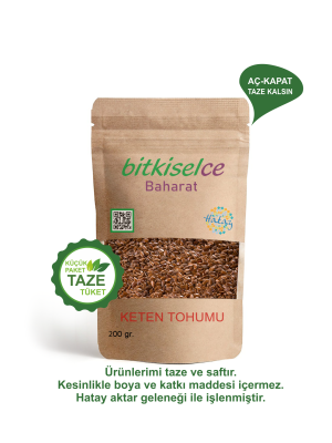 Premium Kalite Hatay’ın Sağlık Hazinesi: Doğal Keten Tohumu 200 gr.